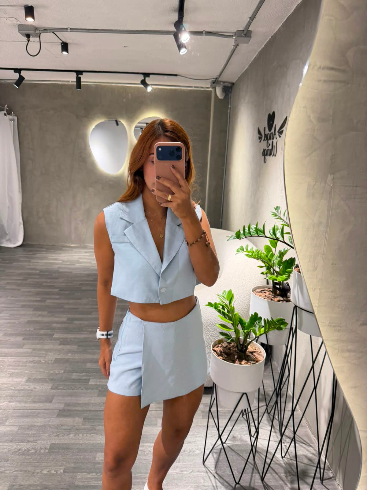 Set mikonos falda short