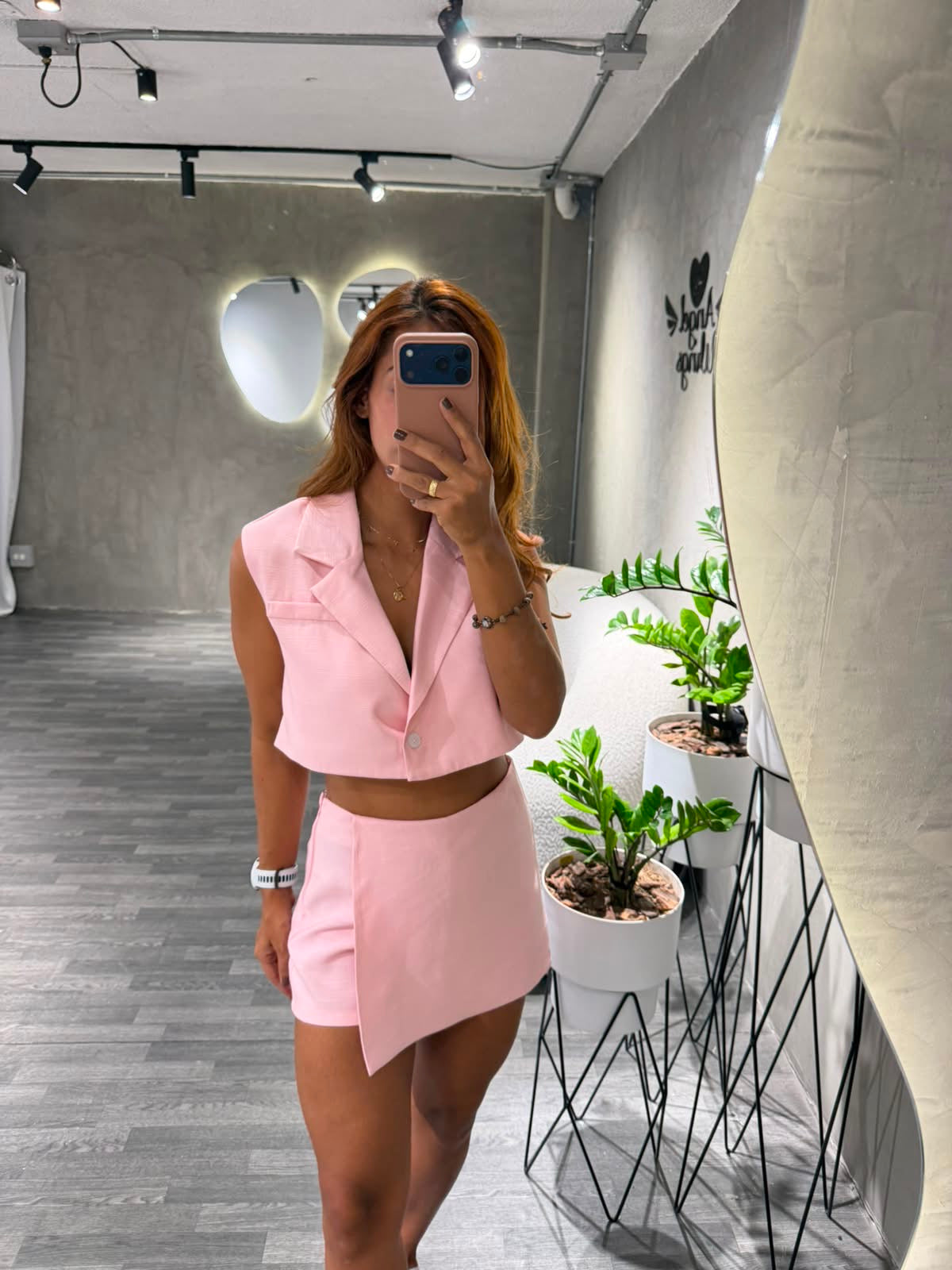 Set mikonos falda short