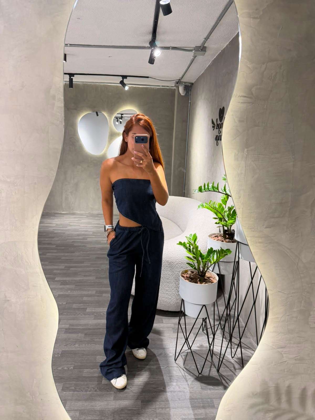 Set Denim pañoleta